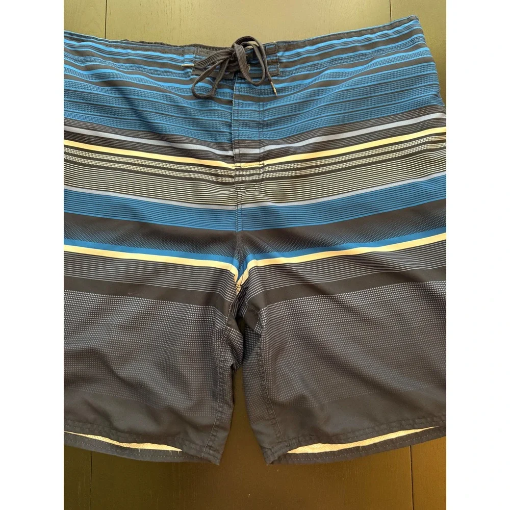 Op Swim Trunks Mens 2XL(44-46) Blue‎ Mesh-Lined Board Shorts Swimwear Resortwear